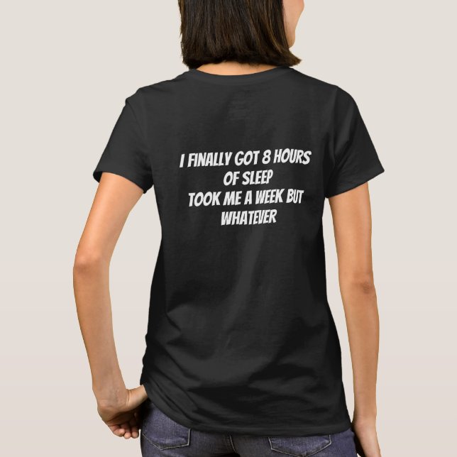 Camiseta 8 horas  (Verso)