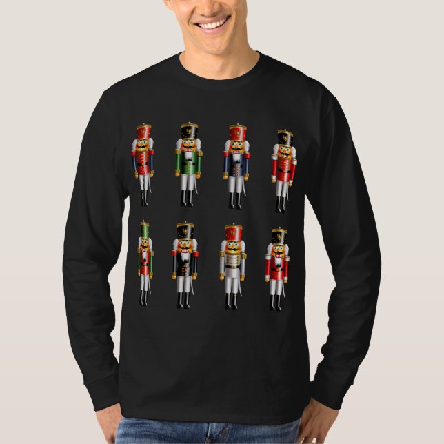 Camiseta 8 Nutcrackers de noz nos uniformes (Frente)