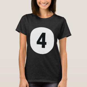 Camiseta 8 Piscina Ball 4 Billiards Figurume Halloween Mães