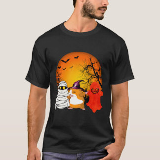 Camiseta 8 Porquinhos-da-índia de Halloween Abóbora
