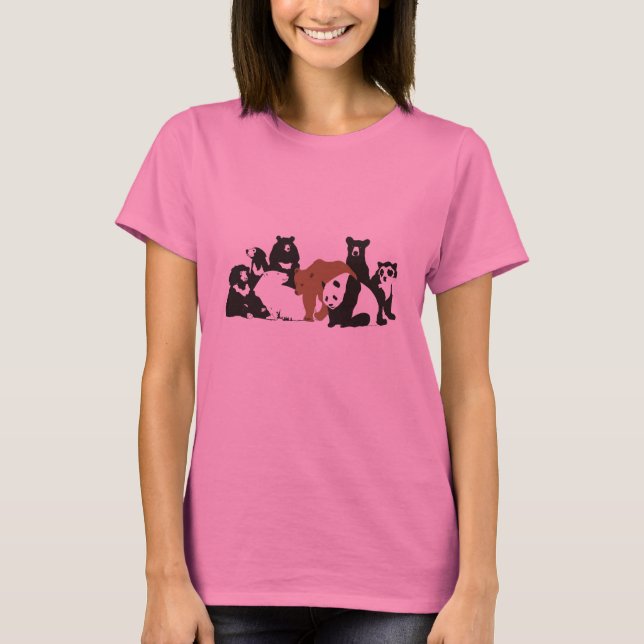 Camiseta 8 ursos para sempre (Frente)