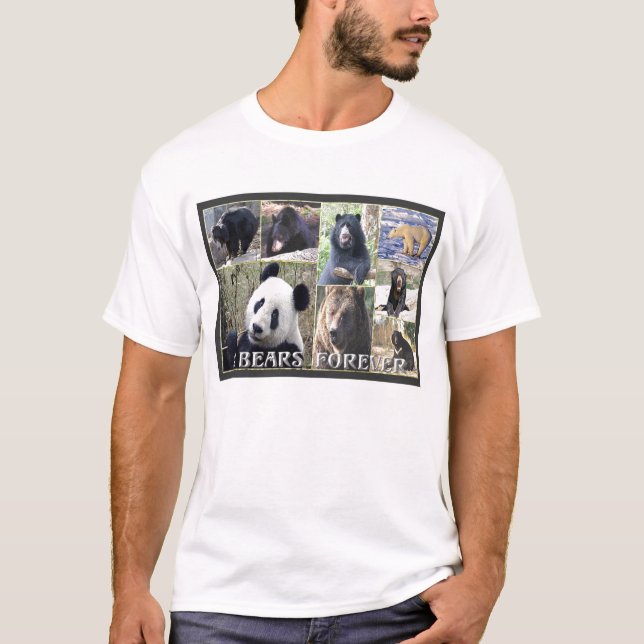 CAMISETA 8 URSOS PARA SEMPRE (Frente)