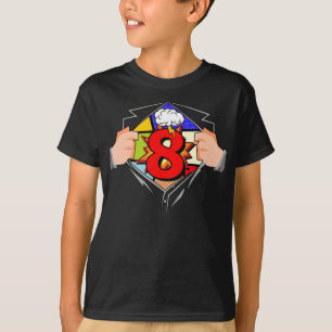 Camiseta 8o Aniversário cómico