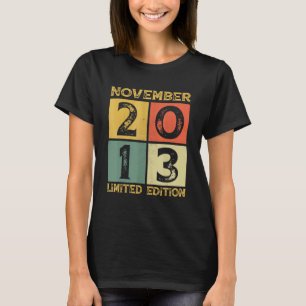 Camiseta 9º Aniversário das Decorações de novembro de 2013