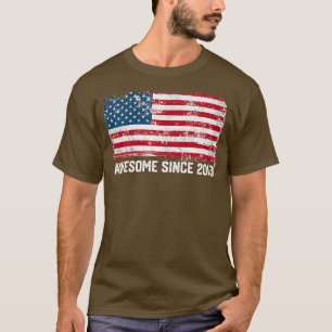 Camiseta 9º aniversário, vintage eua , Incrível desde 2013
