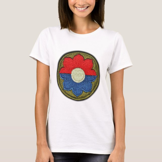 Camiseta 9º ID Divisão de Infantaria Vetores do Pathfinder (Frente)