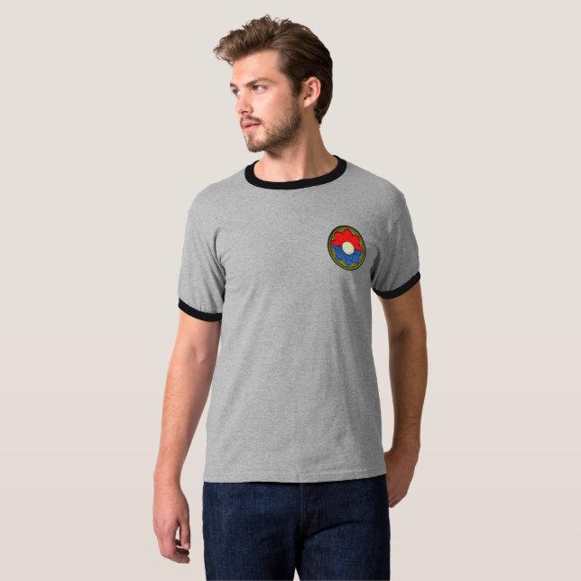 Camiseta 9º ID veteranos da divisão de infantaria (Frente Completa)