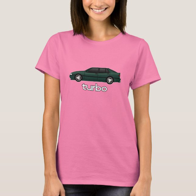 Camiseta 9000aero verde (Frente)