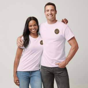 Camiseta [900] Águia Imperial Romana Dourada sobre o Medalh
