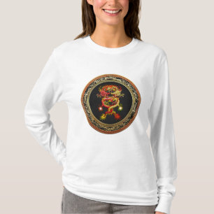 Camiseta [900] Dragões vermelhos e amarelos