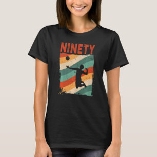 Camiseta 90 Aniversário Da Retro Voleibol De 90 Anos
