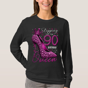 Camiseta 90 Anos De Idade Oferece Altos Saltos Em Meu 90