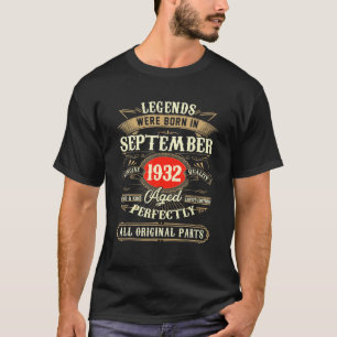 Camiseta 90 Birthday Gift 90 Anos Legendas Nascer Em Se