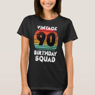 Camiseta 90 de Festa de aniversário de 90 anos de idade