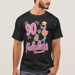 Camiseta 90 E Fabuloso Desde 1932, Aniversário De 90, 90 An