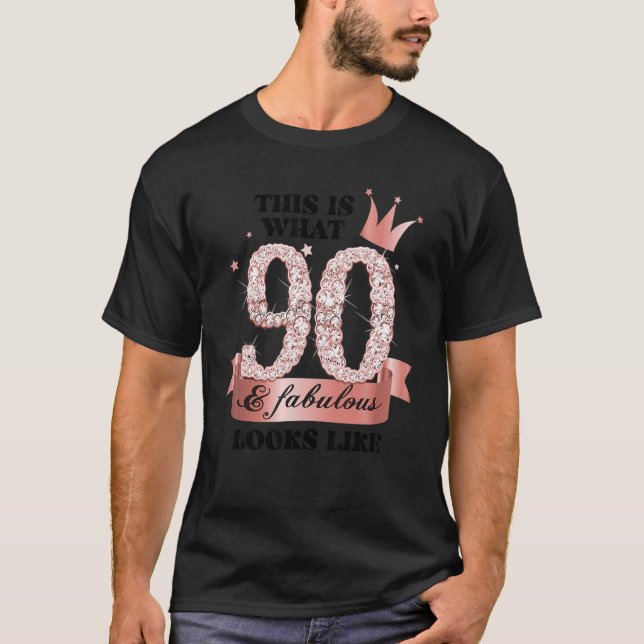 Camiseta 90 E Fabuloso Rosa I E Grupo White Party Candid (Frente)