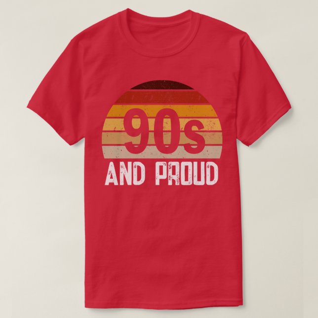 Camiseta 90 e retrorreflector orgulhoso (Frente do Design)