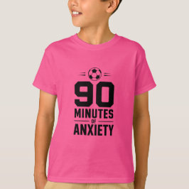 Camiseta 90 Minutos de Ansiedade – Fã de Futebol