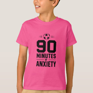 Camiseta 90 Minutos de Ansiedade – Fã de Futebol