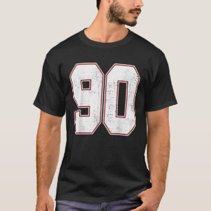 Camiseta 90 Número de Contorno 90 Ventilador Equipe Esporti