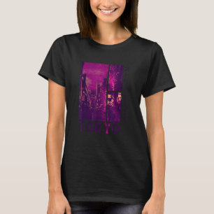 Camiseta 90 Retro Lofi Tokyo Japonês Streetwear Vaporwave