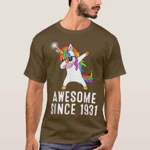 Camiseta 90, unicórnio dab, incrível desde 1931