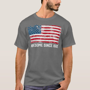 Camiseta 90, vintage eua, incrível desde 1932