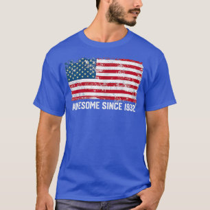 Camiseta 90, vintage eua, incrível desde 1932