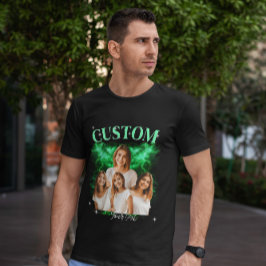 Camiseta 90's Bootleg Shirt Rap Style Vintage Custom Shirt