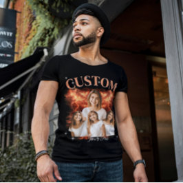 Camiseta 90's Bootleg Shirt Rap Style Vintage Custom Shirt