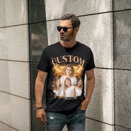 Camiseta 90's Bootleg Shirt Rap Style Vintage Custom Shirt