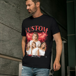 Camiseta 90's Bootleg Shirt Rap Style Vintage Custom Shirt