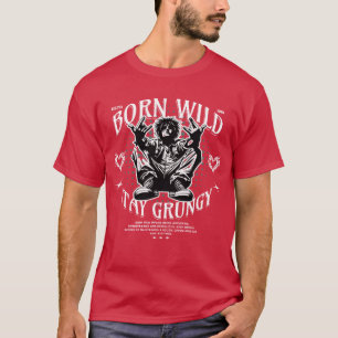 Camiseta 90s Grunge Alternativo Selvagem de Nascimento Fiqu