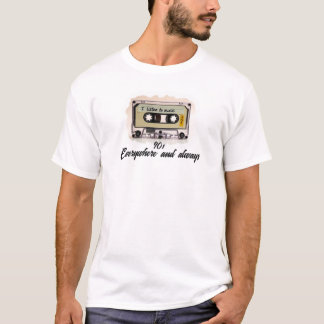 Camiseta 90s Music Cassette T-Shirt – I Listen to Music