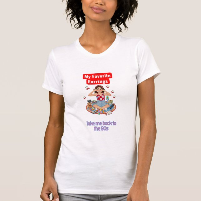 Camiseta 90s Nostalgia girl  (Frente)