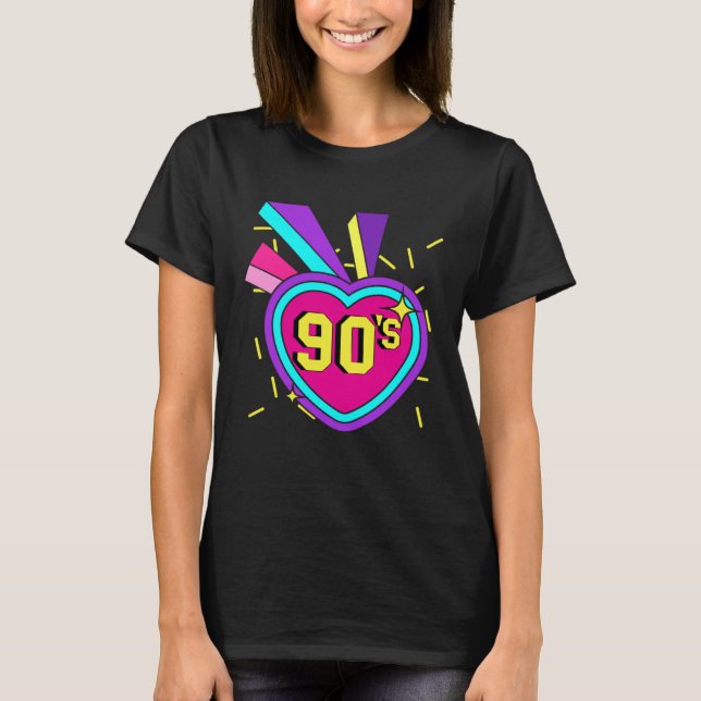 Camiseta 90s Outfit Retro Party 90s Costume Theme Party (Frente)