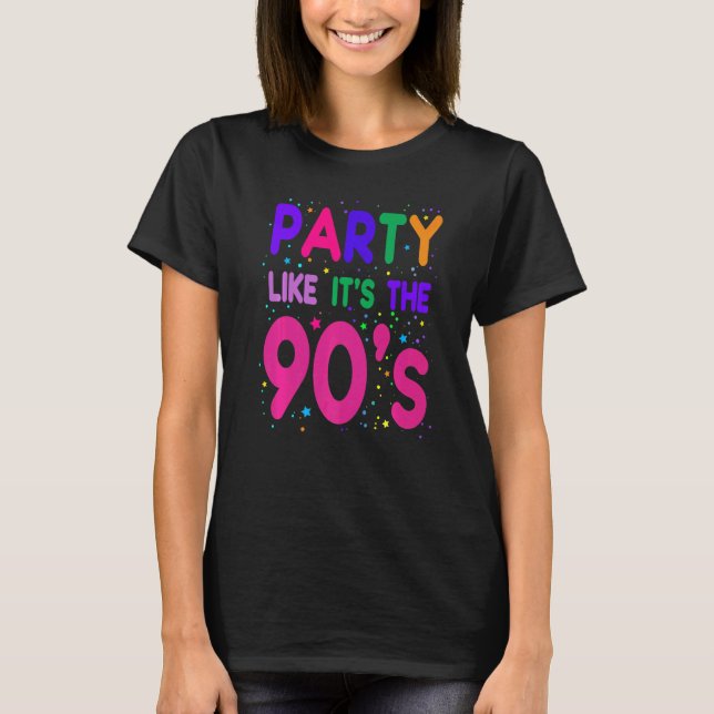 Camiseta 90s Para Mulheres Roupa Rave E Vestido De Rico 199 (Frente)
