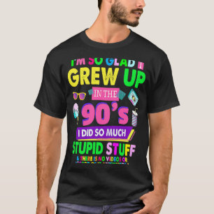 Camiseta 90s para roupas de corrida femininas e festas do F