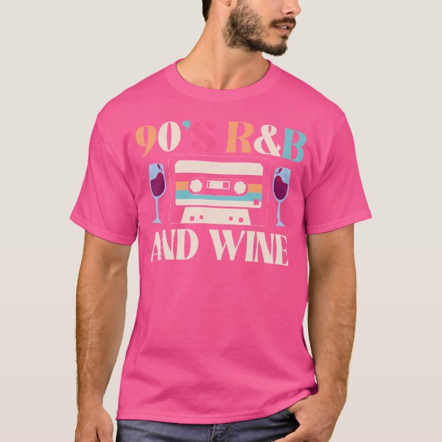 Camiseta 90S Rb Lover Musical E Vinho (Frente)
