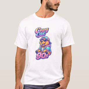 Camiseta 90s Retro Capivara Estilo Capy Cool