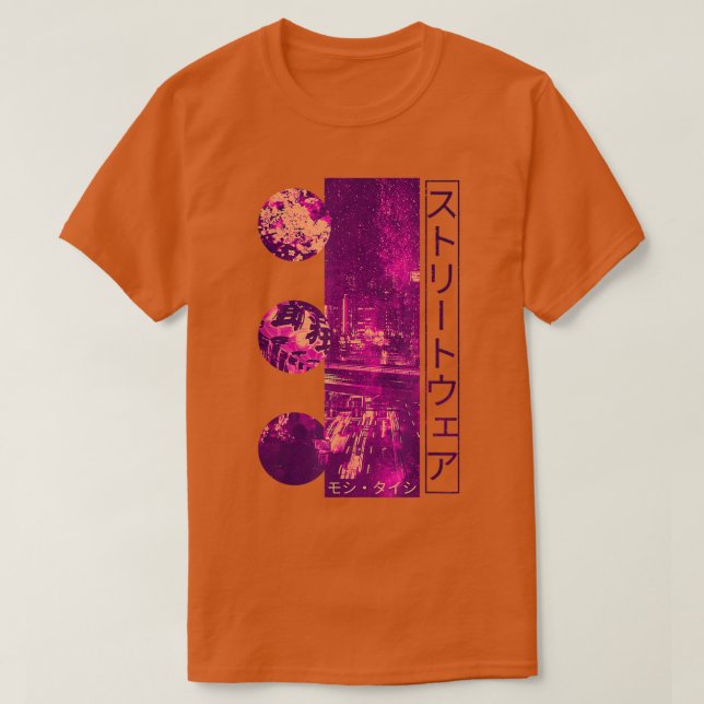 Camiseta 90s Retro Lofi Tokyo Japanese Streetwear Vaporwave (Frente do Design)