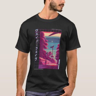 Camiseta 90's Retro Synthwave Japanese Vaporwave Otaku Aest