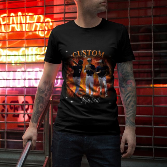 Camiseta 90's Sport Bootleg Rap Custom Photo (Criador carregado)