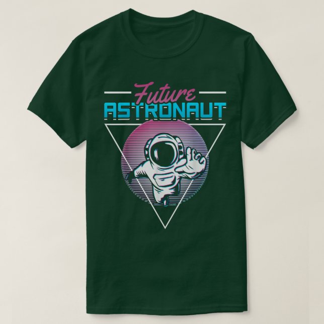 Camiseta 90s Vaporwave Retro Outer Space Science Future Ast (Frente do Design)