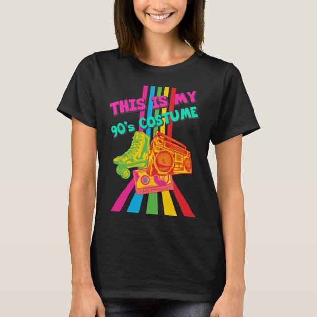 Camiseta 90s Vibe 1990 Estilo Moda 90 Tema Conjunto Nineti (Frente)