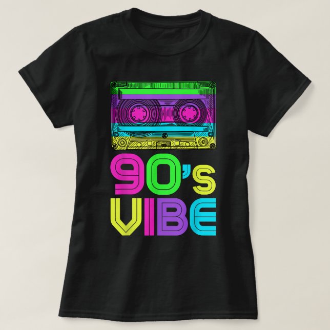 Camiseta 90s Vibe Retro Aestético Fato Figurino (Frente do Design)
