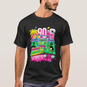 Camiseta 90S Vibes Nostalgic Party Retro Hip Hop