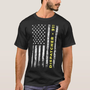 Camiseta 911 Despacho Thin Yellow Line Dispatch US Americ