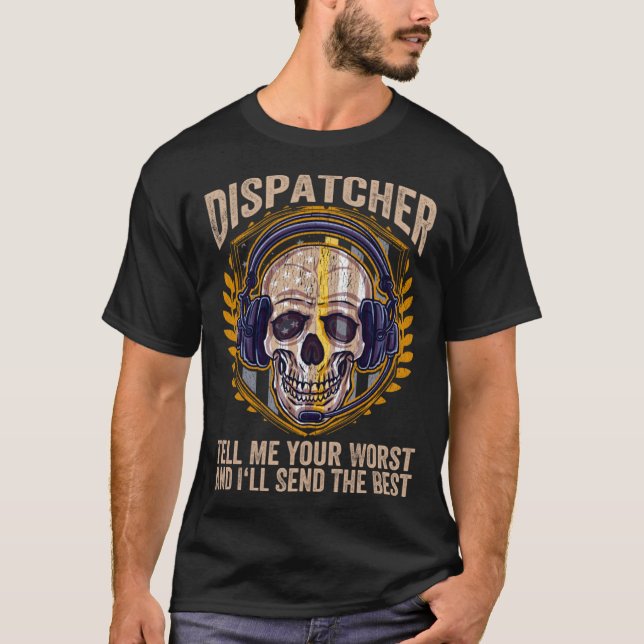 Camiseta 911 Dispatcher Emergency Dispatchers 911 Operator (Frente)