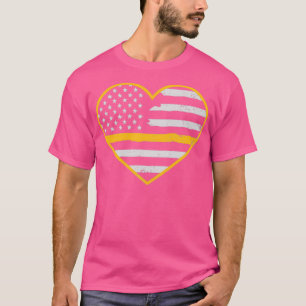 Camiseta 911 Dispatcher Shirt Patriotic US Heart Flag